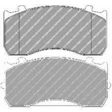 FCV1277BFE FERODO Комплект тормозных колодок, дисковый тормоз