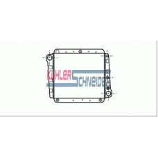 3302001 KUHLER SCHNEIDER Радиатор, охлаждение двигател