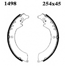 01498 BSF Комплект тормозных колодок