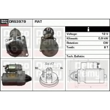 DRS3979 DELCO REMY Стартер