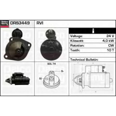 DRS3449 DELCO REMY Стартер
