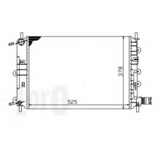 017-017-0004 LORO Радиатор, охлаждение двигателя