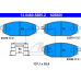 13.0460-5885.2 ATE Комплект тормозных колодок, дисковый тормоз