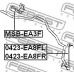 0423-EA8FL FEBEST Тяга / стойка, стабилизатор