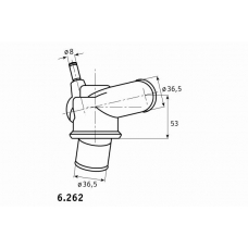 6.262.87 BEHR Термостат, охлаждающая жидкость