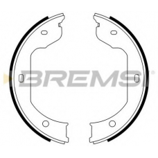 GF0081 BREMSI Комплект тормозных колодок, стояночная тормозная с