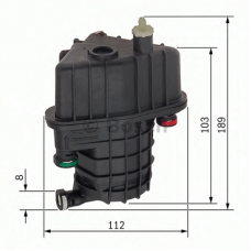 0 450 906 473 BOSCH Топливный фильтр