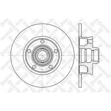 6020-4736-SX STELLOX Тормозной диск