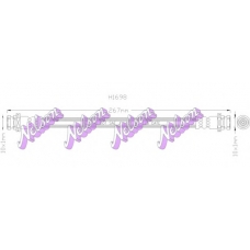H1698 Brovex-Nelson Тормозной шланг