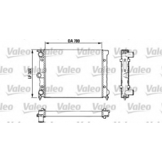 883821 VALEO Радиатор, охлаждение двигателя