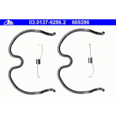 03.0137-9286.2 ATE Комплектующие, тормозная колодка