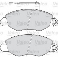 541733 VALEO Комплект тормозных колодок, дисковый тормоз