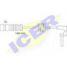 610398 E C ICER Сигнализатор, износ тормозных колодок