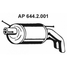 644.2.001 EBERSPACHER Глушитель выхлопных газов конечный