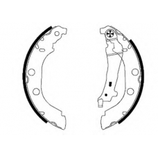 H9050 PAGID Комплект тормозных колодок