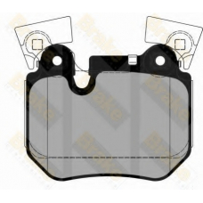 PA1831 BRAKE ENGINEERING Комплект тормозных колодок, дисковый тормоз