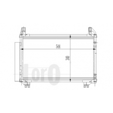 051-016-0020 LORO Конденсатор, кондиционер