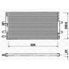 350203133000 MAGNETI MARELLI Конденсатор, кондиционер