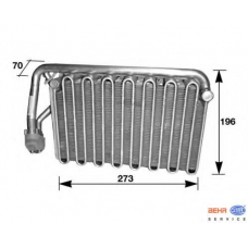 8FV 351 210-441 HELLA Испаритель, кондиционер