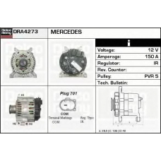 DRA4273 DELCO REMY Генератор