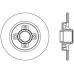 BDA2387.10 OPEN PARTS Тормозной диск