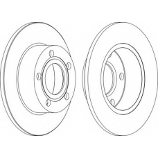 DDF1033-1 FERODO Тормозной диск