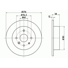 55251PRO PAGID Тормозной диск