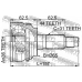 0510-CX7A44 FEBEST Шарнир, приводной вал