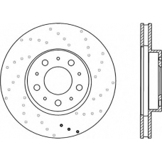 BDRS1614.25 OPEN PARTS Тормозной диск