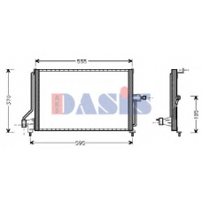 152680N AKS DASIS Конденсатор, кондиционер