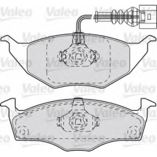 598735 VALEO Комплект тормозных колодок, дисковый тормоз