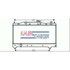 3219601 KUHLER SCHNEIDER Радиатор, охлаждение двигател