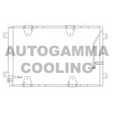 105561 AUTOGAMMA Конденсатор, кондиционер