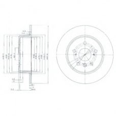 BG3183 DELPHI Тормозной диск