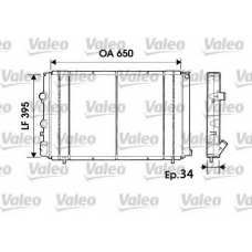 732940 VALEO Радиатор, охлаждение двигателя