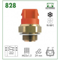 828 MTE-THOMSON Термовыключатель, вентилятор радиатора