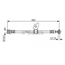 1 987 481 206 BOSCH Тормозной шланг