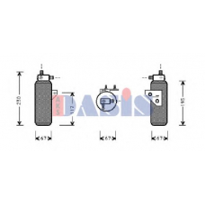 801330N AKS DASIS Осушитель, кондиционер