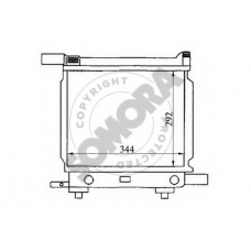 170540A SOMORA Радиатор, охлаждение двигателя