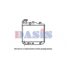 360210N AKS DASIS Радиатор, охлаждение двигателя