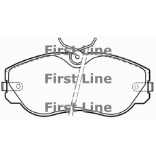 FBP1539 FIRST LINE Комплект тормозных колодок, дисковый тормоз