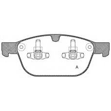 BPA1397.00 OPEN PARTS Комплект тормозных колодок, дисковый тормоз