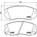 P 30 043 BREMBO Комплект тормозных колодок, дисковый тормоз