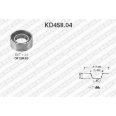 KD458.04 SNR Комплект ремня грм