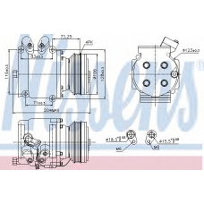 89226 NISSENS Компрессор, кондиционер