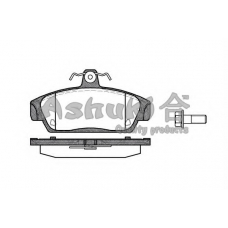 QR60-02 ASHUKI Комплект тормозных колодок, дисковый тормоз