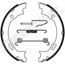 052.129K TRUSTING Комплект тормозных колодок, стояночная тормозная с