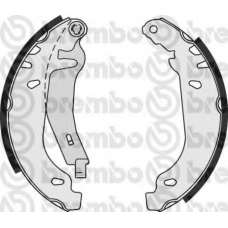 S 61 539 BREMBO Комплект тормозных колодок