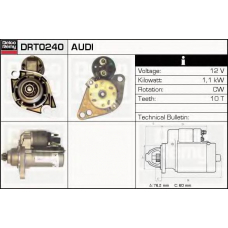 DRT0240 DELCO REMY Стартер