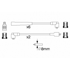 0 986 356 858 BOSCH Комплект проводов зажигания